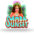 PÃ´r do sol no Samba logo