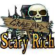 Eng: Scary Rich
Nl: Enge Rijk logo