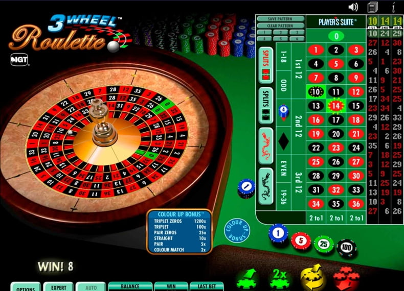 3 Wheel Roulette Screenshot