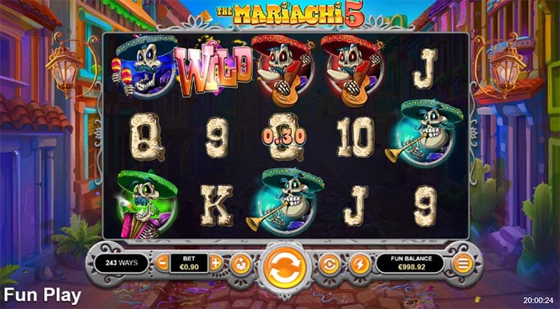 5 Mariachis Slot Review Screenshot