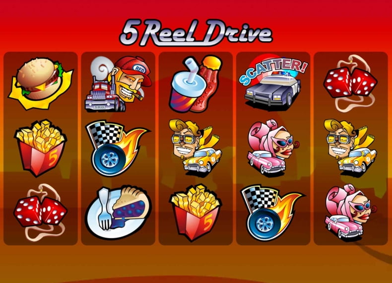 5 Reel Drive Slots Screenshot