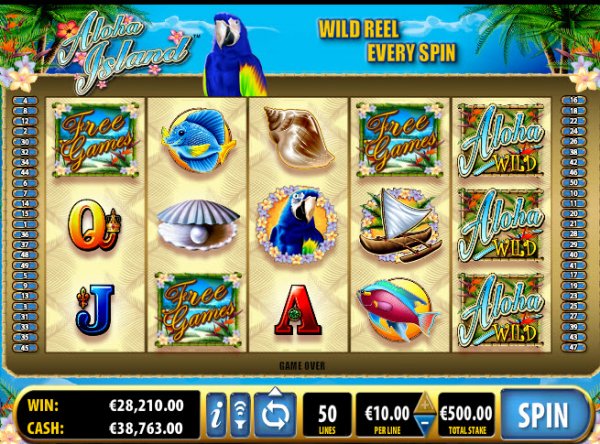 Aloha Island Slot Screenshot