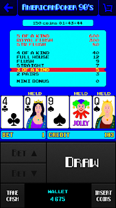 American Poker II es un juego de pÃ³quer muy popular en los casinos. Captura de pantalla