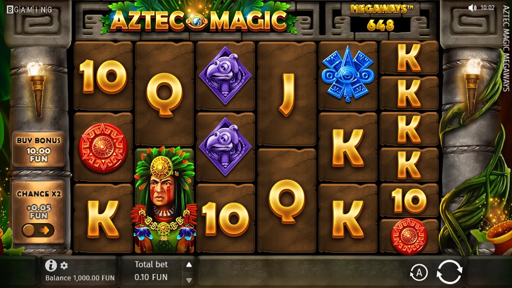 Azteca Gold Spielautomat Screenshot