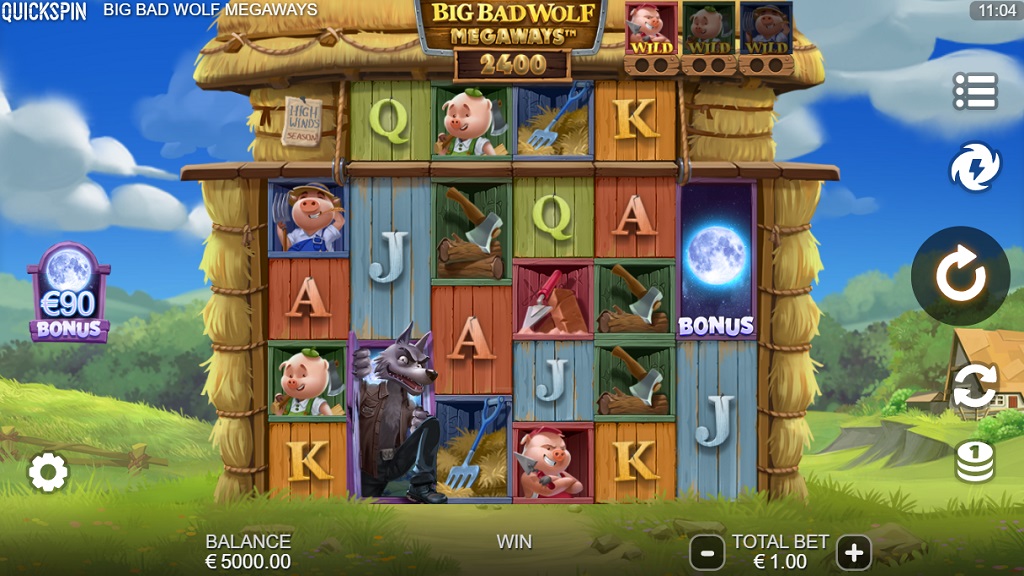Automat do gry Big Bad Wolf Zrzut ekranu