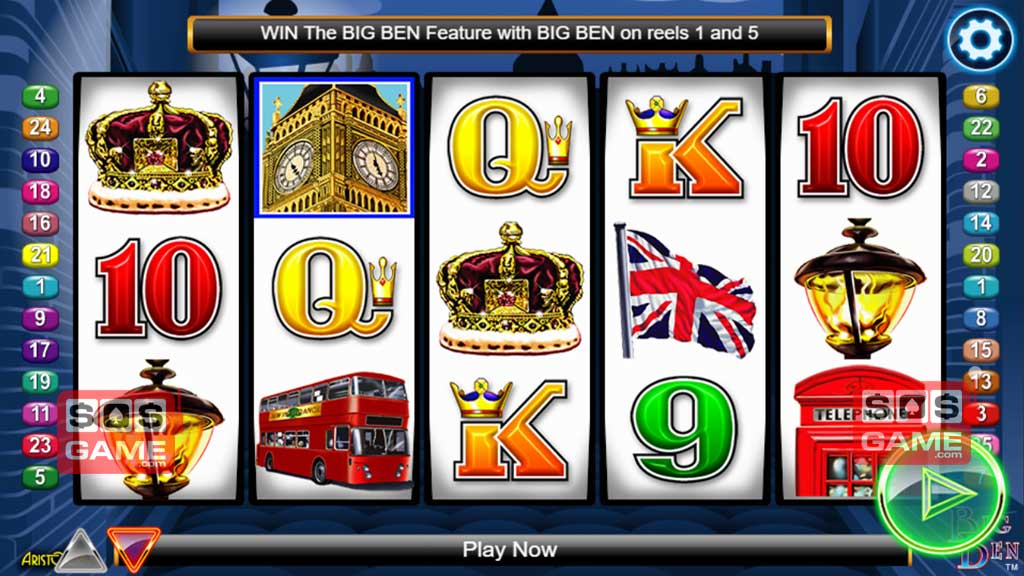 Automat Big Ben Zrzut ekranu
