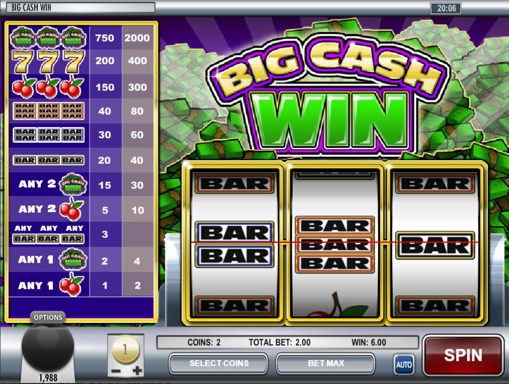 Big Cash Win Screenshot