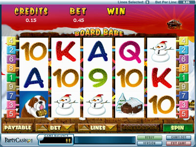 Bord Babe Slots Screenshot