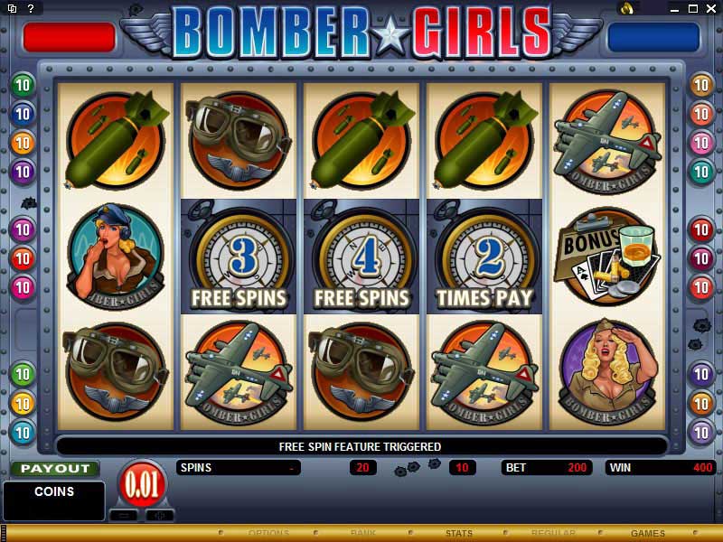 Bomber Girls (Dziewczyny-bombowiec) Zrzut ekranu