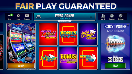 Video Poker de Bonus Deuces Captura de pantalla
