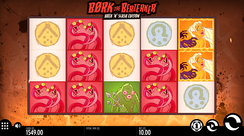 Bork der Berserker Hack N Slash Edition Spielautomat Screenshot