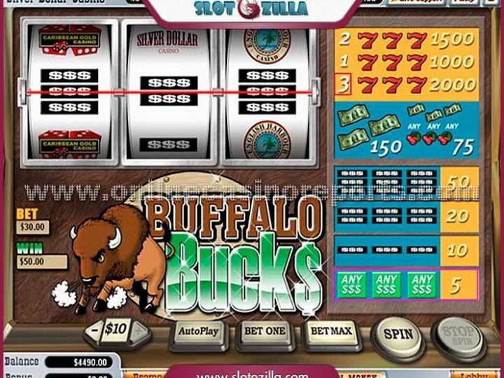 Buffalo Bucks Slots Screenshot