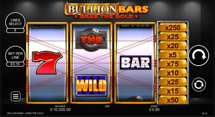 Bullion Bars Screenshot