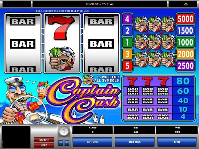 Captain Cash Slots
Kapitein Cash Gokkasten Screenshot