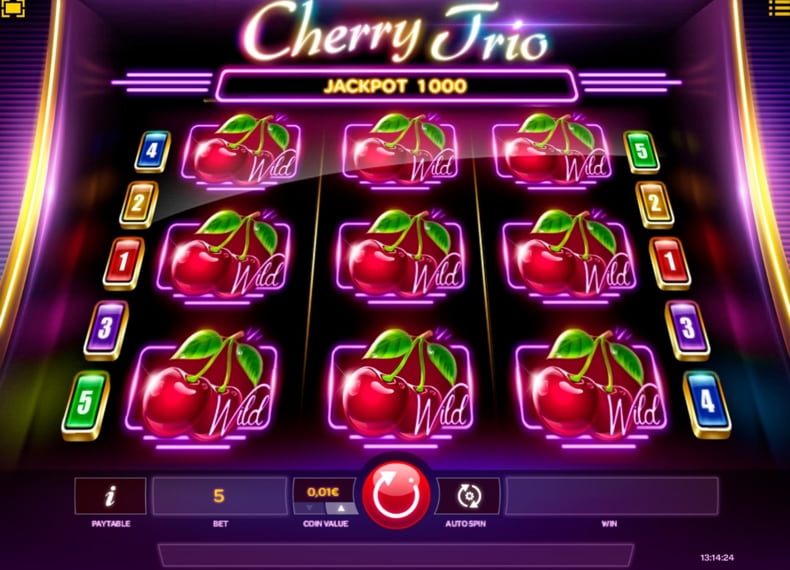 Automaty Cherry Trio Zrzut ekranu