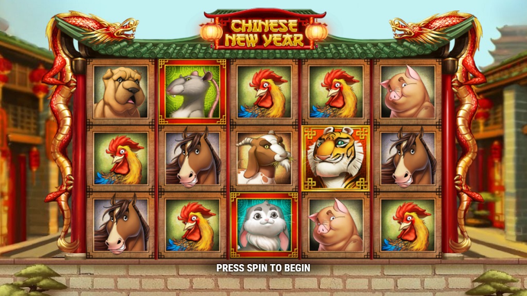 Chinees nieuwjaar gokautomaat Screenshot