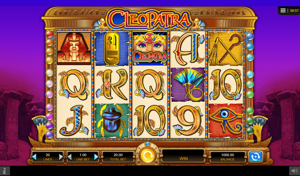 Juego de Tragamonedas de Cleopatra Captura de pantalla