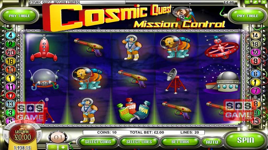 Cosmic Quest Mission Control Screenshot