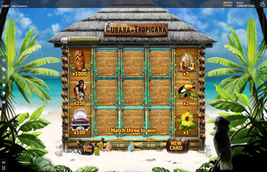 Cubana-Tropicana Scratch Screenshot