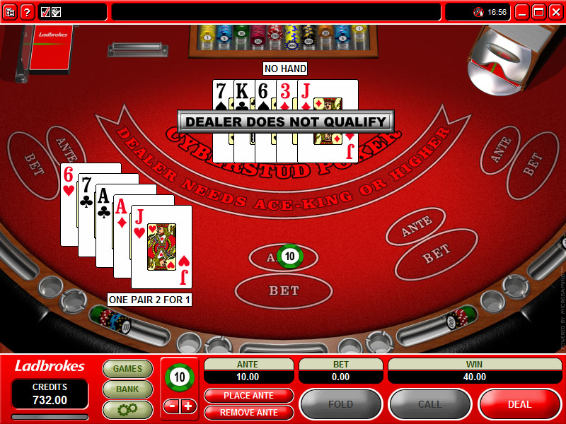 Cyberstud Poker Screenshot