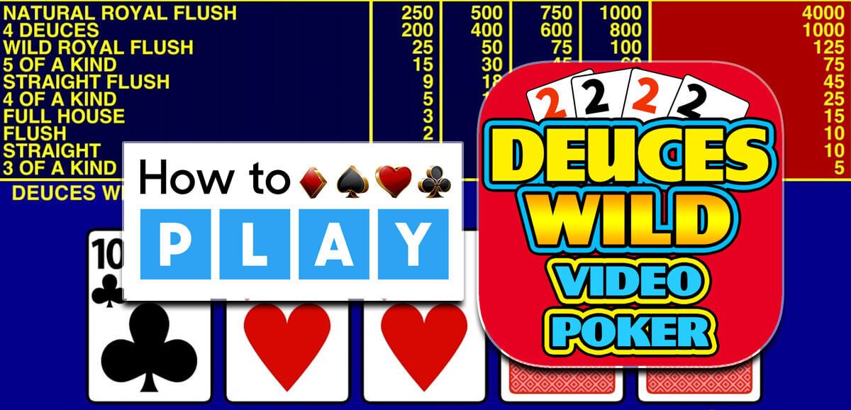 Deuces Wild 25 Hand Video Poker Screenshot