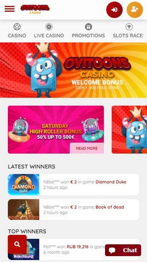 Diamond Duke is a casino website. Captura de pantalla