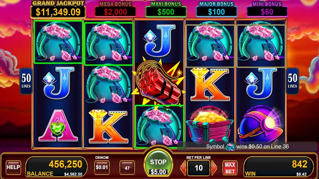 DinoMight Spielautomaten Screenshot