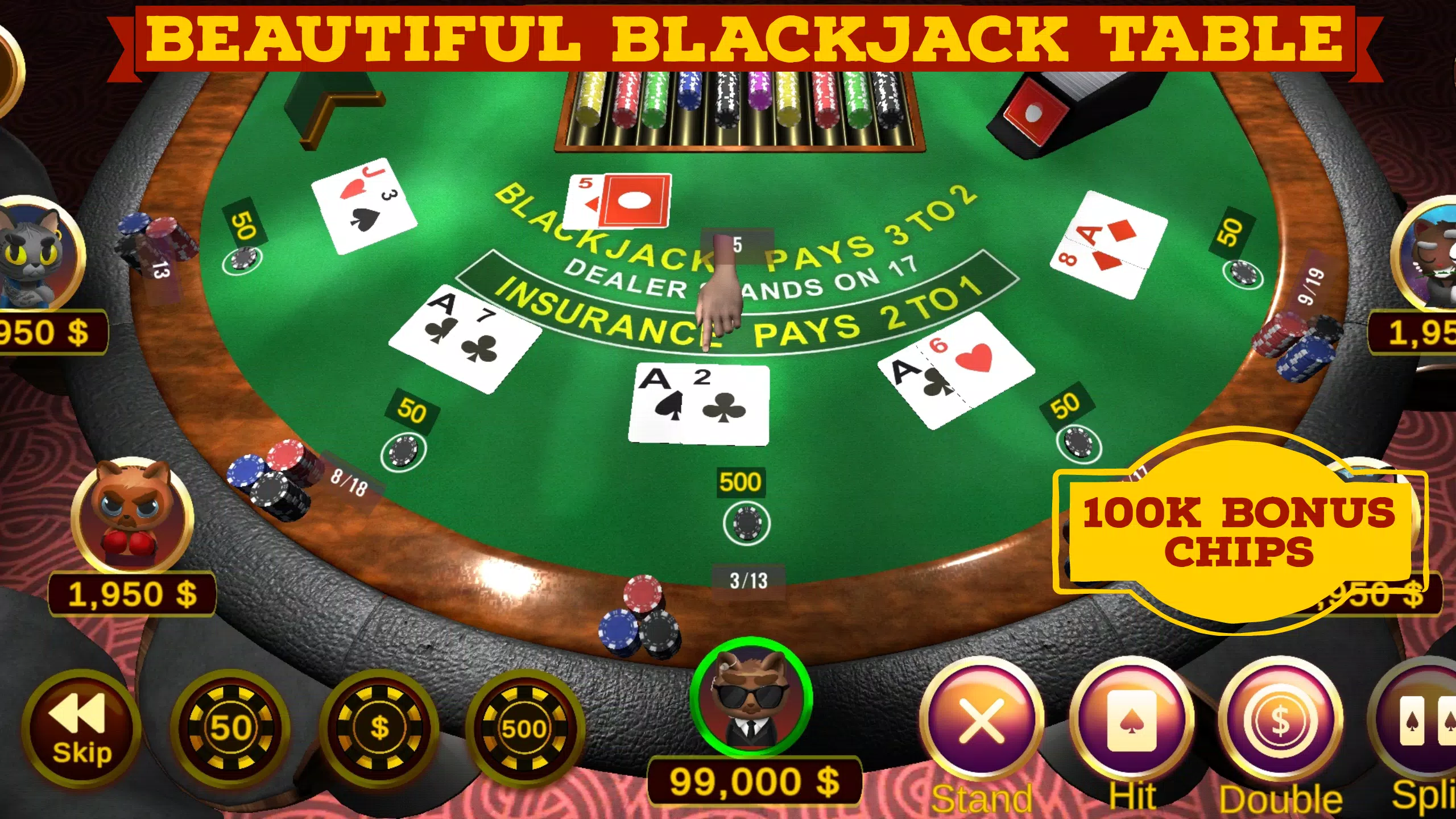 Double Double Bonus Poker 50 Play - Gra w pokera Double Double Bonus 50 rund Zrzut ekranu