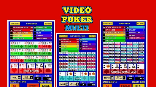 PodwÃ³jny Joker Poker x50 Zrzut ekranu