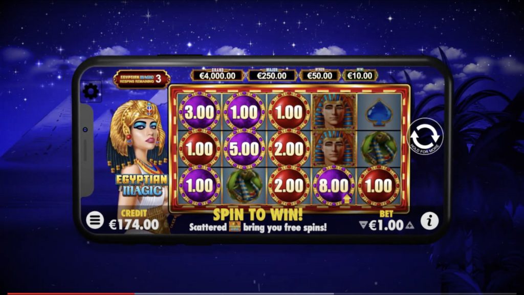 Ã„gyptische Zauber-Slot Screenshot