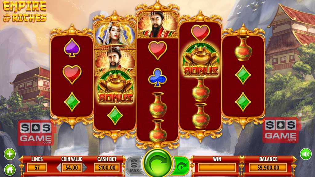 Slot progressivo Empire Fortune Schermata