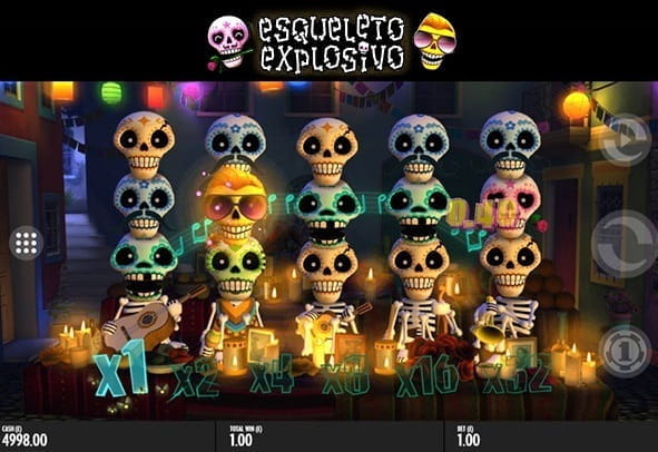 Esqueleto Mariachi Spielautomat Screenshot