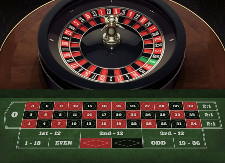 EuropÃ¤ische Roulette-Kratzkarte Screenshot