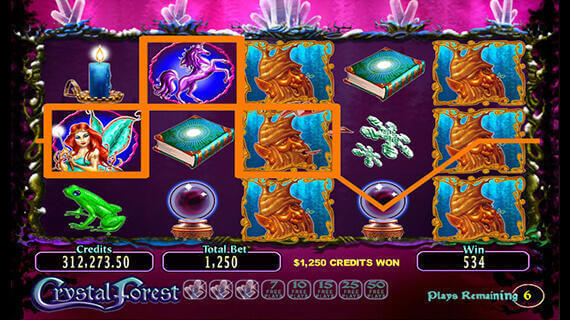Feenwald-Spielautomaten Screenshot