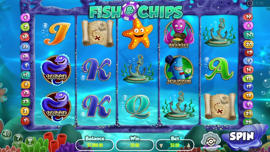 Ryby i frytki Zrzut ekranu