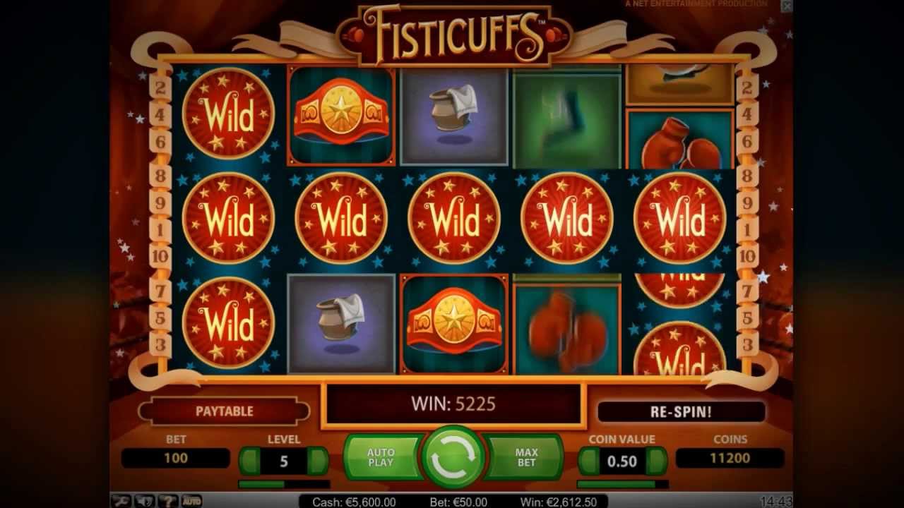 Automat do gier Fisticuffs Zrzut ekranu