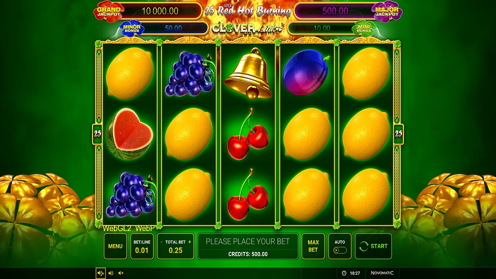 Slot delle Fortune Fiammeggianti Schermata