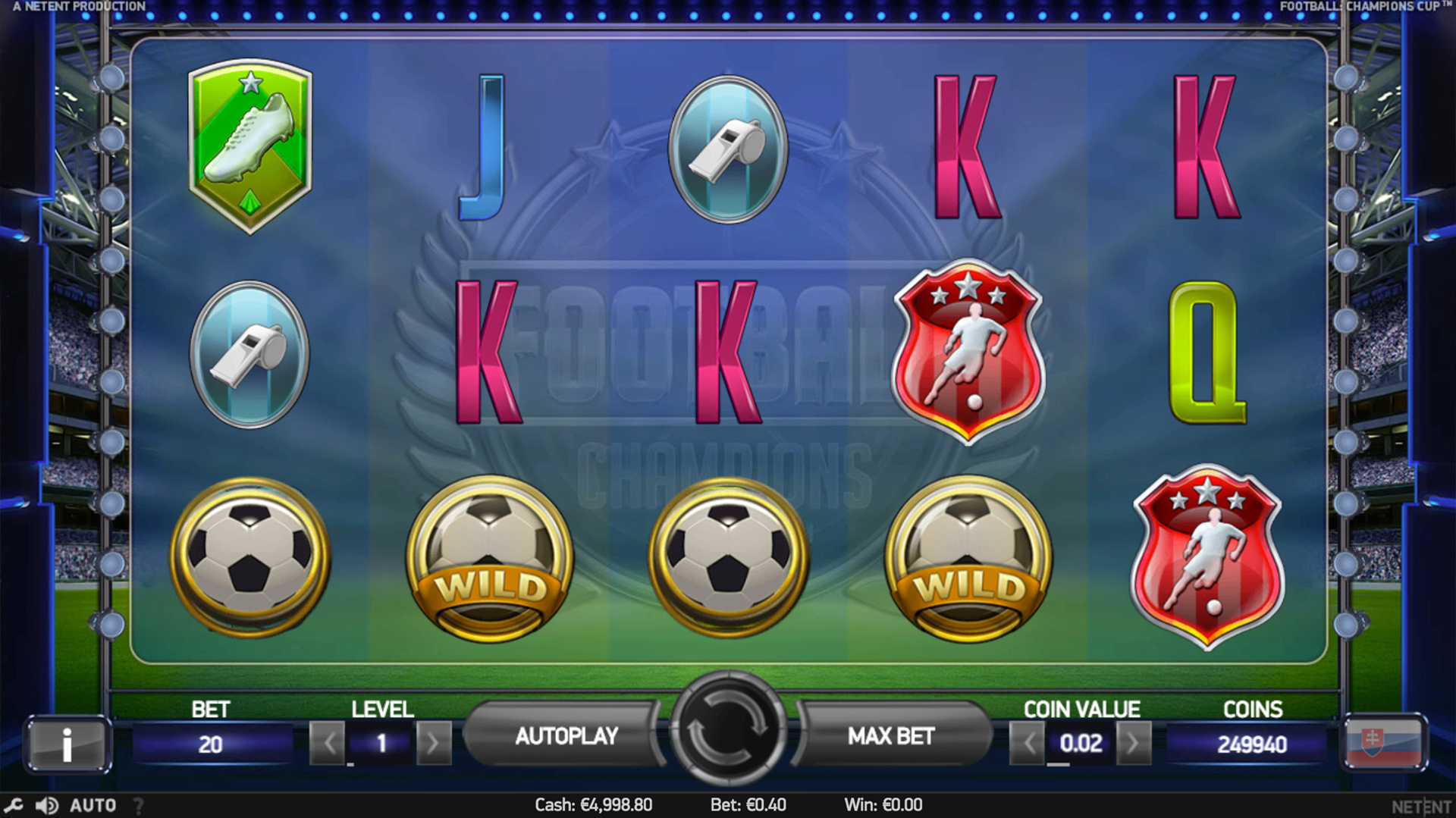 FuÃŸball Champions Cup Screenshot