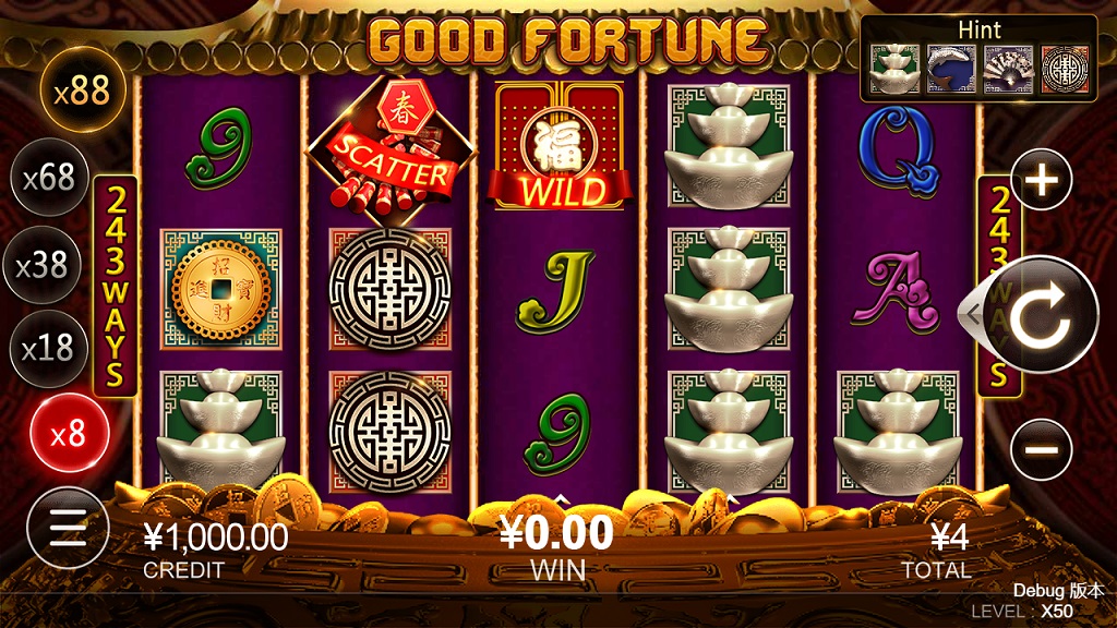 Fortune Farm to polska nazwa loterii lub gry losowej. Zrzut ekranu