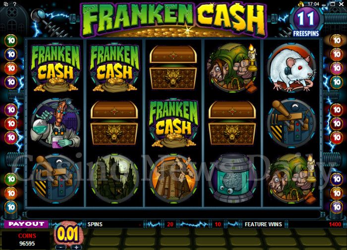 Automat do gry Frankencash Zrzut ekranu