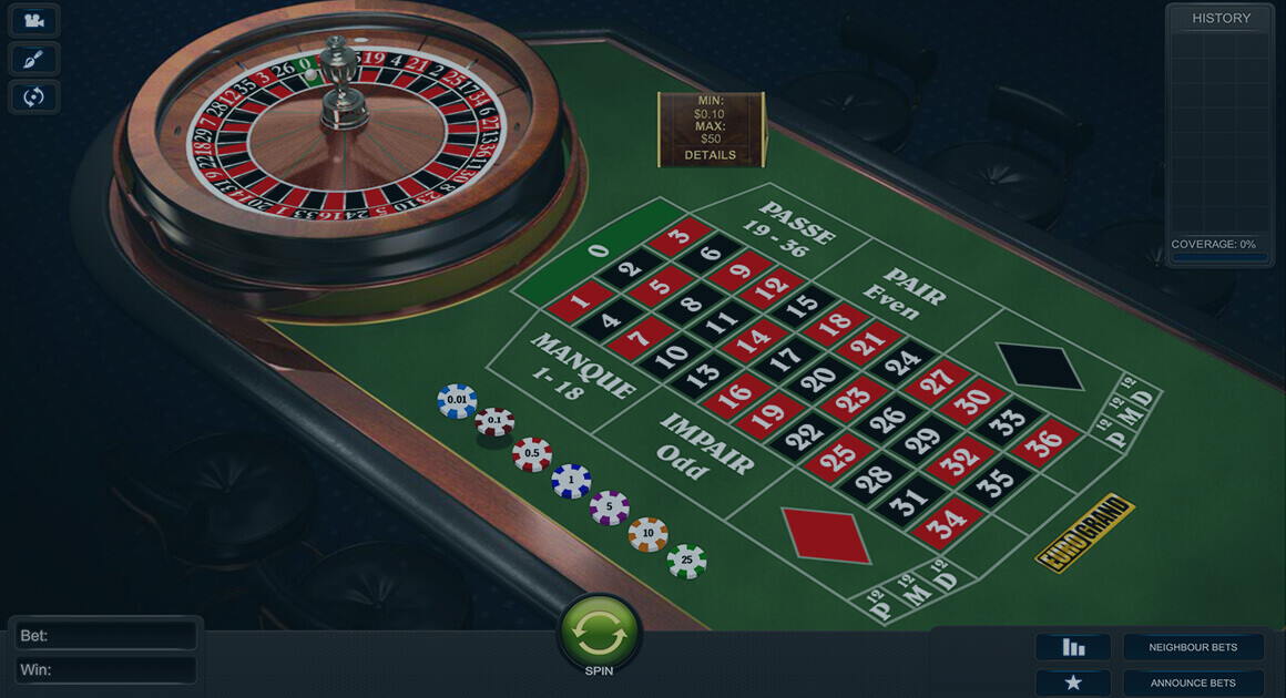 Multiplayerowa francuska ruletka Zrzut ekranu