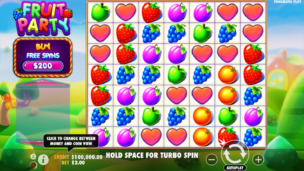 Automat do gry Fruit Party Zrzut ekranu