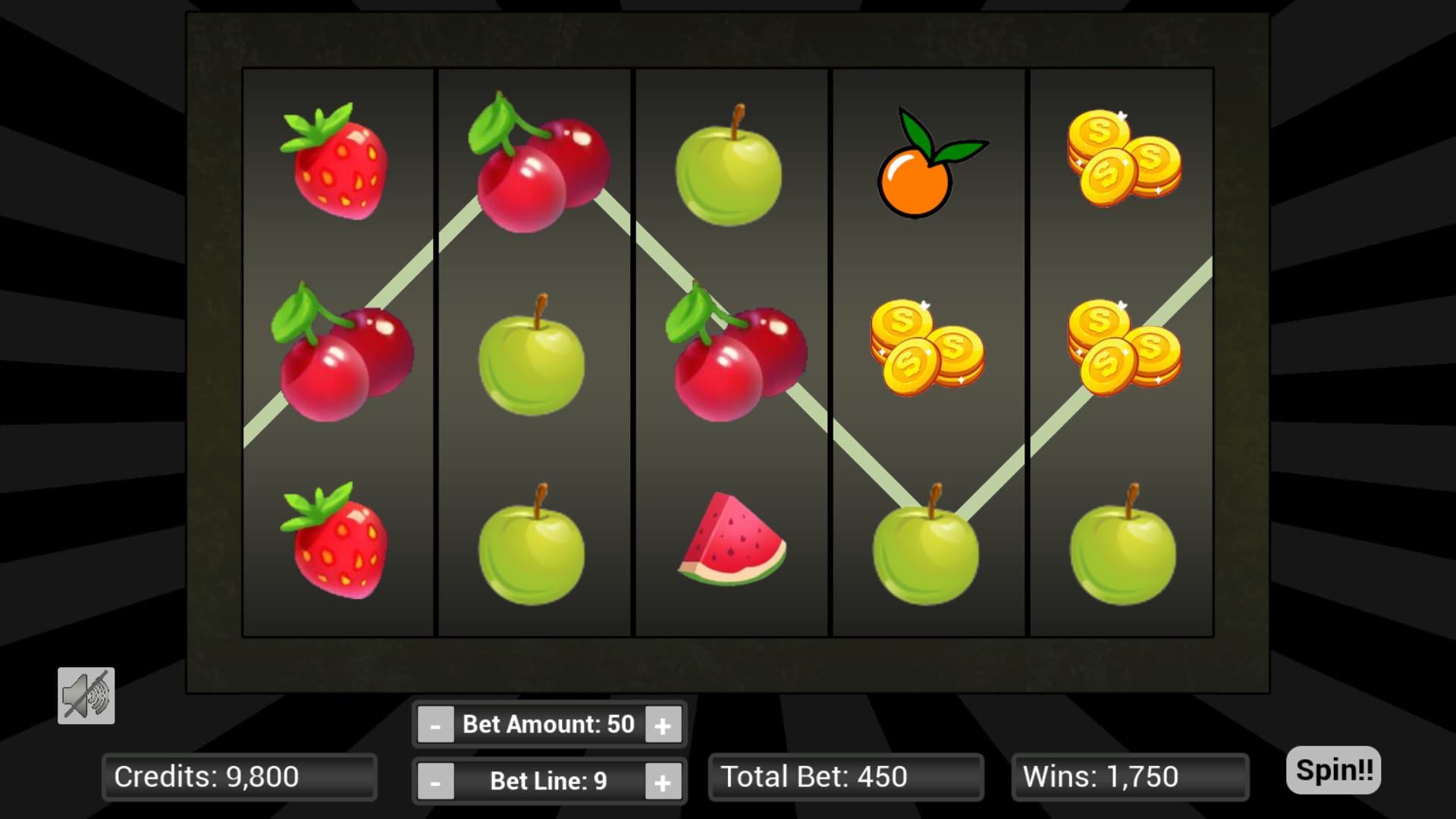 Fruit Warp Slot Capture d'écran