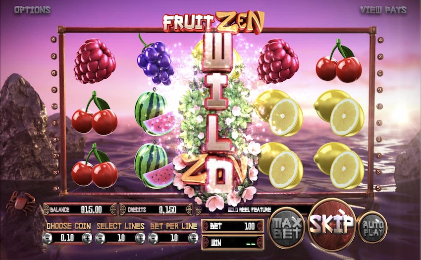 Fruit Zen MÃ¡quina de CaÃ§a-nÃ­queis Arcade Captura de tela