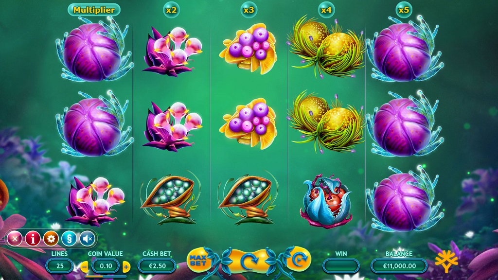 Fruitoids Spielautomat Screenshot