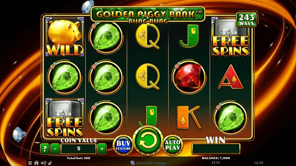 Slot Machine Bling per il Gioco d'Azzardo Schermata
