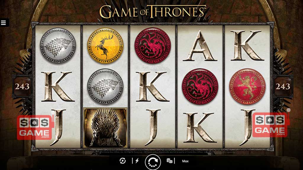 Jogo de Slot Game Of Thrones - 243 Maneiras Captura de tela