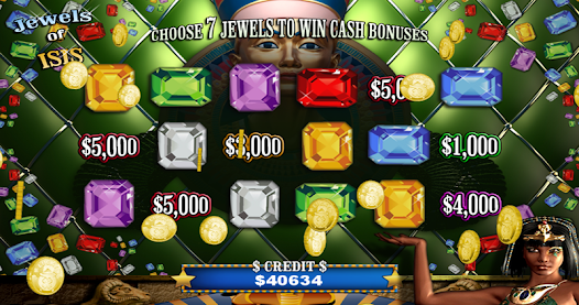 Gems of Isis Spielautomat Screenshot