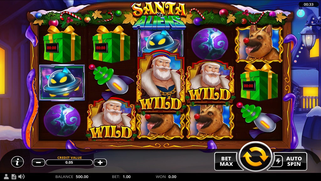 GroÃŸzÃ¼giger Weihnachtsmann Slot Screenshot