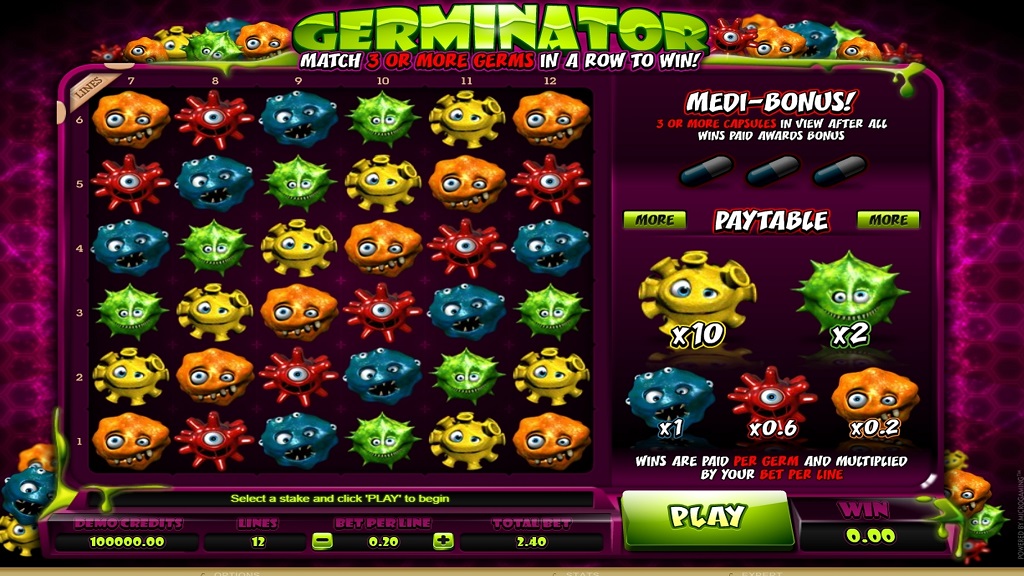 Germinator (Norwegian translation) - FrÃ¸spregning Skjermbilde